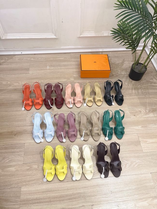 Hermes Sandals Heel 9CM 69018-1