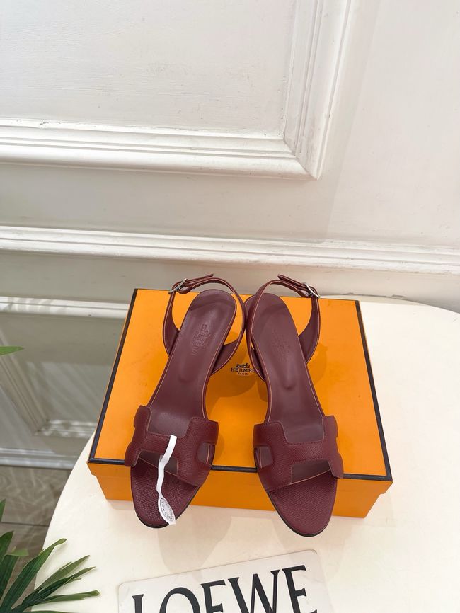 Hermes Sandals Heel 9CM 69018-10