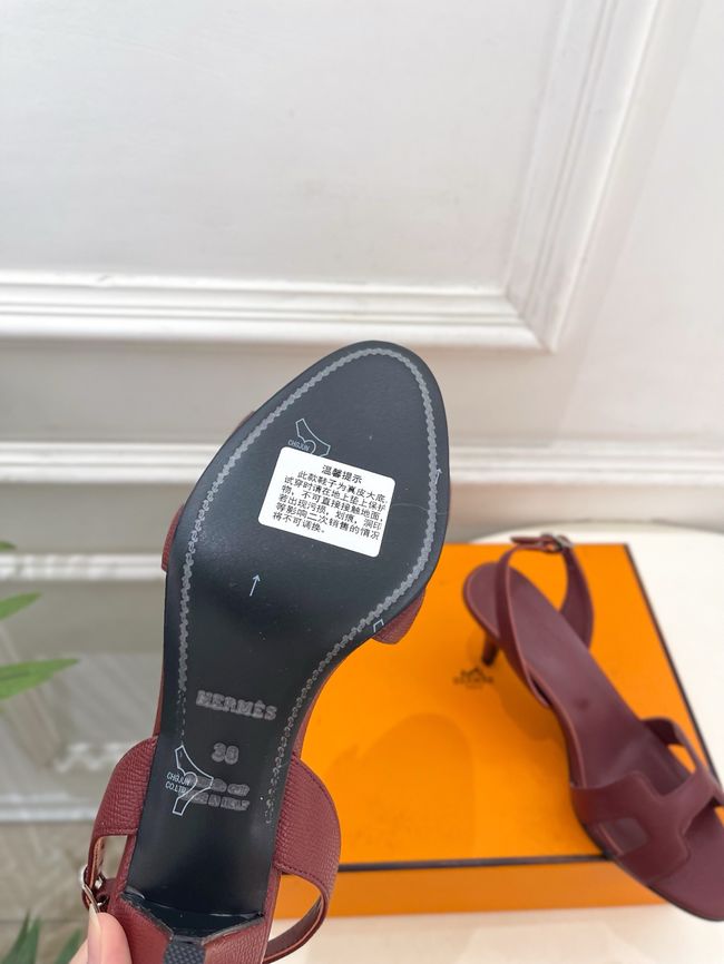 Hermes Sandals Heel 9CM 69018-10