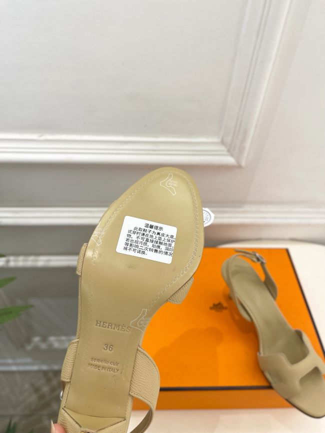 Hermes Sandals Heel 9CM 69018-11
