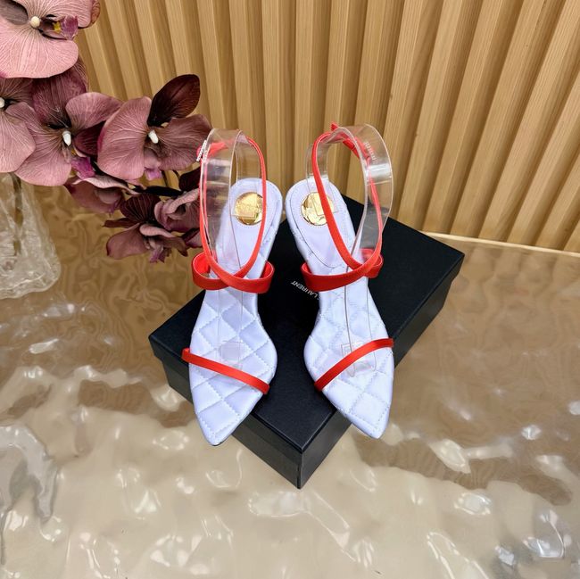 Saint Laurent in satin crepe and rhinestones Heel 10CM 69014-3
