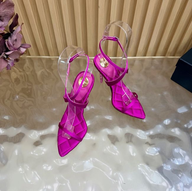 Saint Laurent in satin crepe and rhinestones Heel 10CM 69014-6