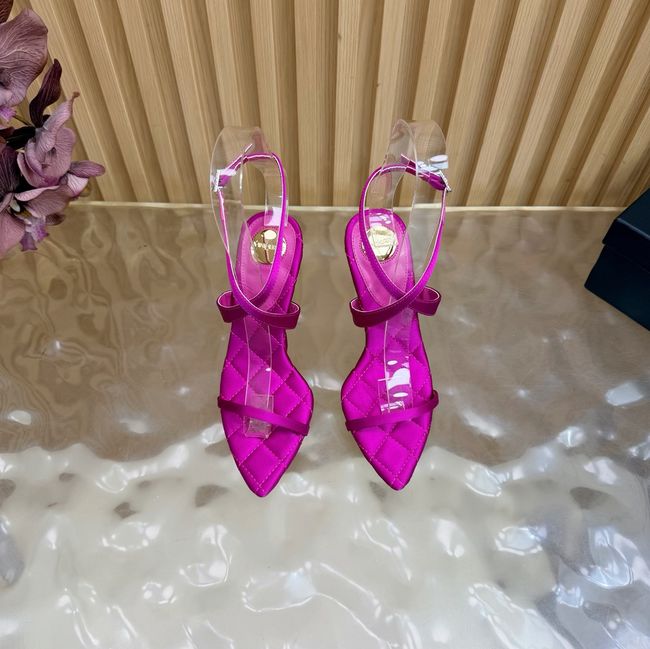 Saint Laurent in satin crepe and rhinestones Heel 10CM 69014-6