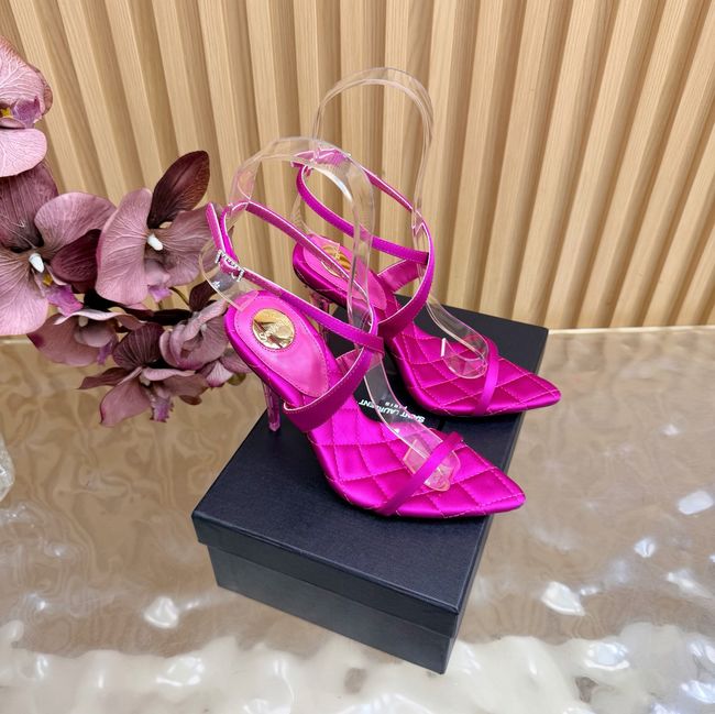 Saint Laurent in satin crepe and rhinestones Heel 10CM 69014-6