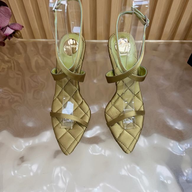 Saint Laurent in satin crepe and rhinestones Heel 10CM 69014-7