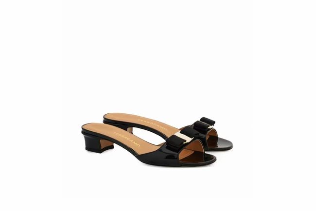 Ferragamo Heeled Slide 69022-1