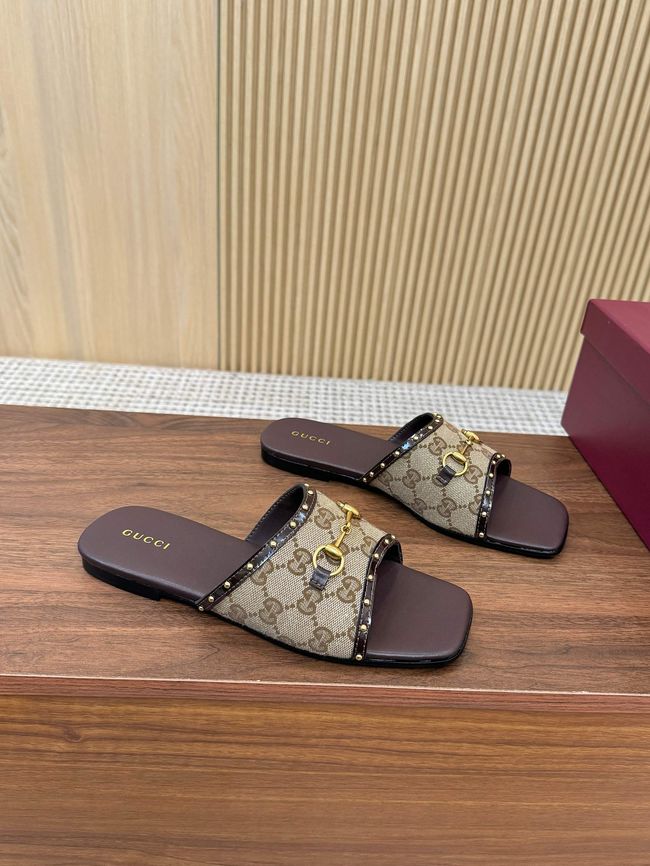 Gucci Womens slide sandal with Double G 69027-1