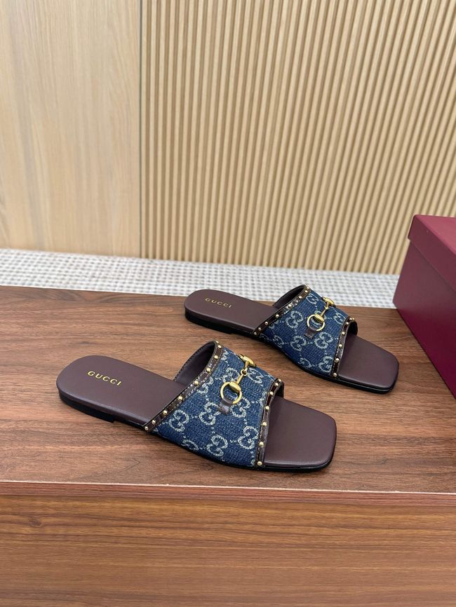 Gucci Womens slide sandal with Double G 69027-2