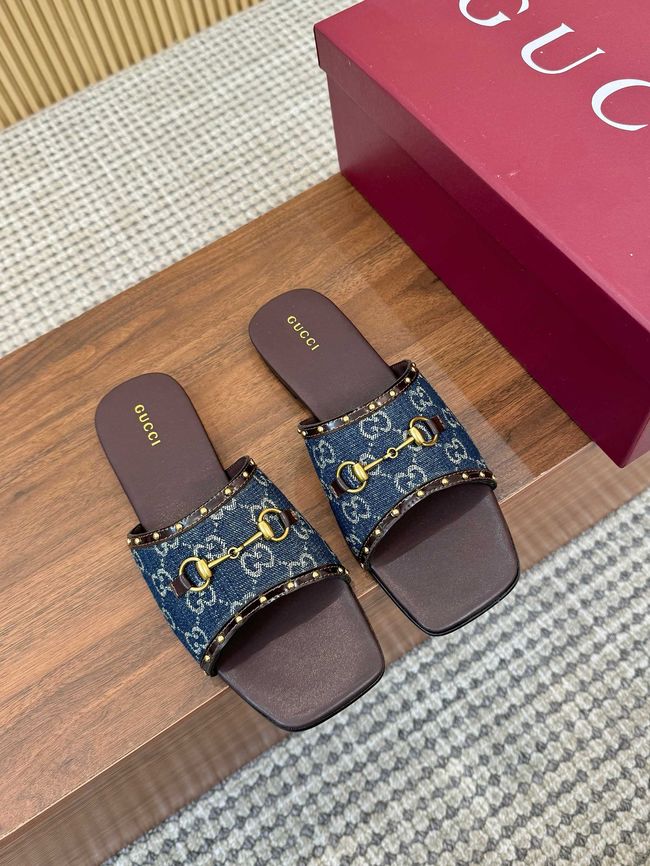 Gucci Womens slide sandal with Double G 69027-2