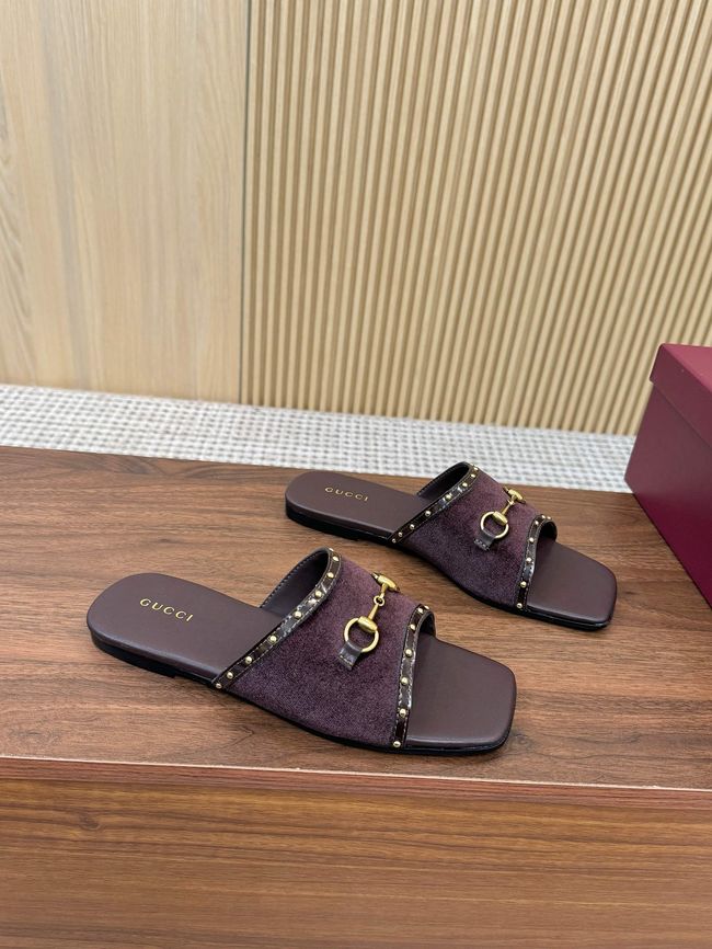 Gucci Womens slide sandal with Double G 69027-3
