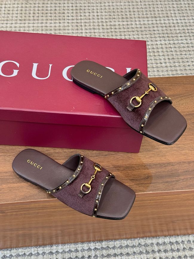 Gucci Womens slide sandal with Double G 69027-3