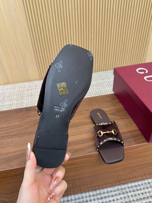 Gucci Womens slide sandal with Double G 69027-3