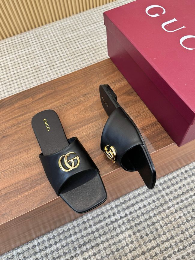Gucci Womens slide sandal with Double G 69027-11
