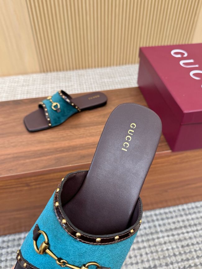 Gucci Womens slide sandal with Double G 69027-4