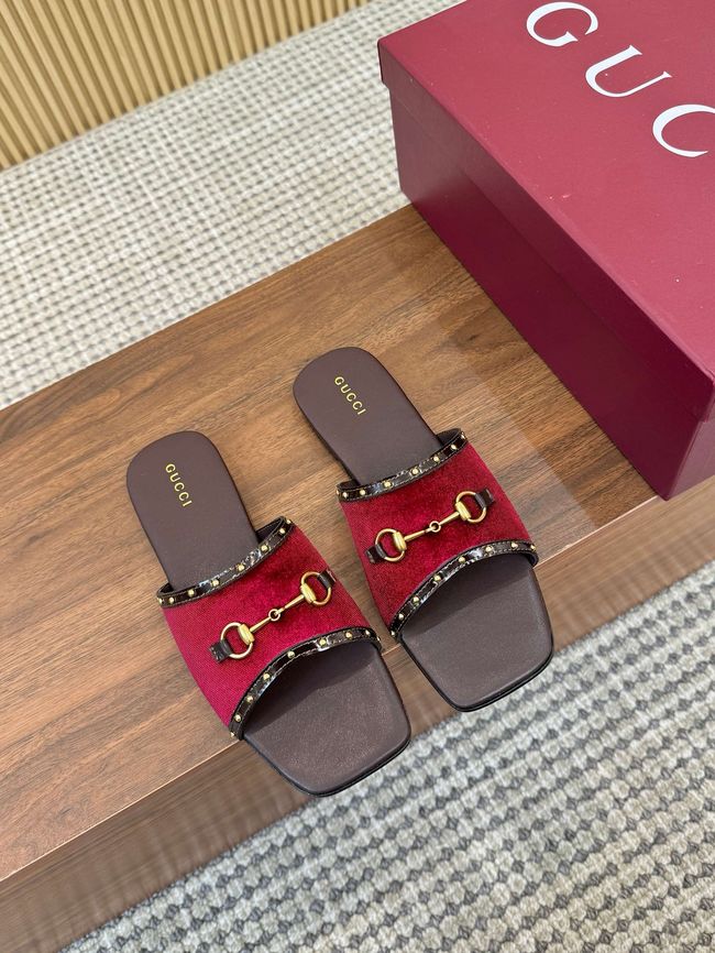 Gucci Womens slide sandal with Double G 69027-5