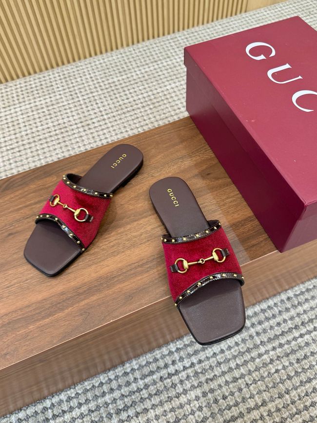 Gucci Womens slide sandal with Double G 69027-5