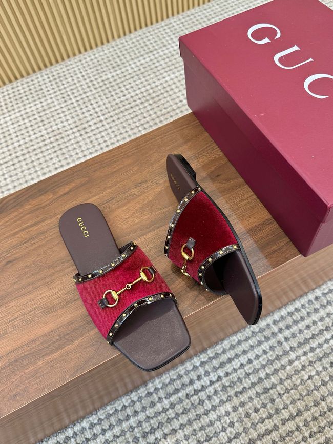 Gucci Womens slide sandal with Double G 69027-5