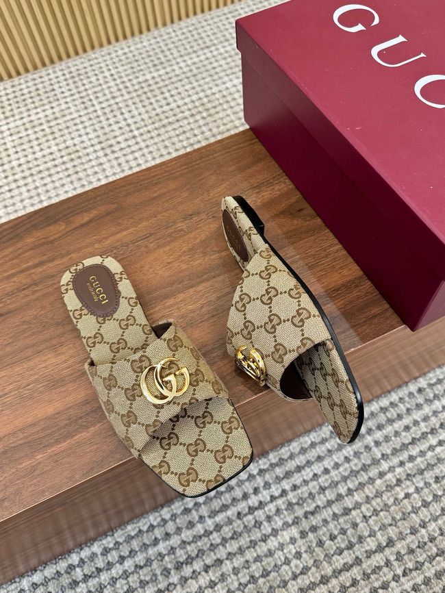 Gucci Womens slide sandal with Double G 69027-6