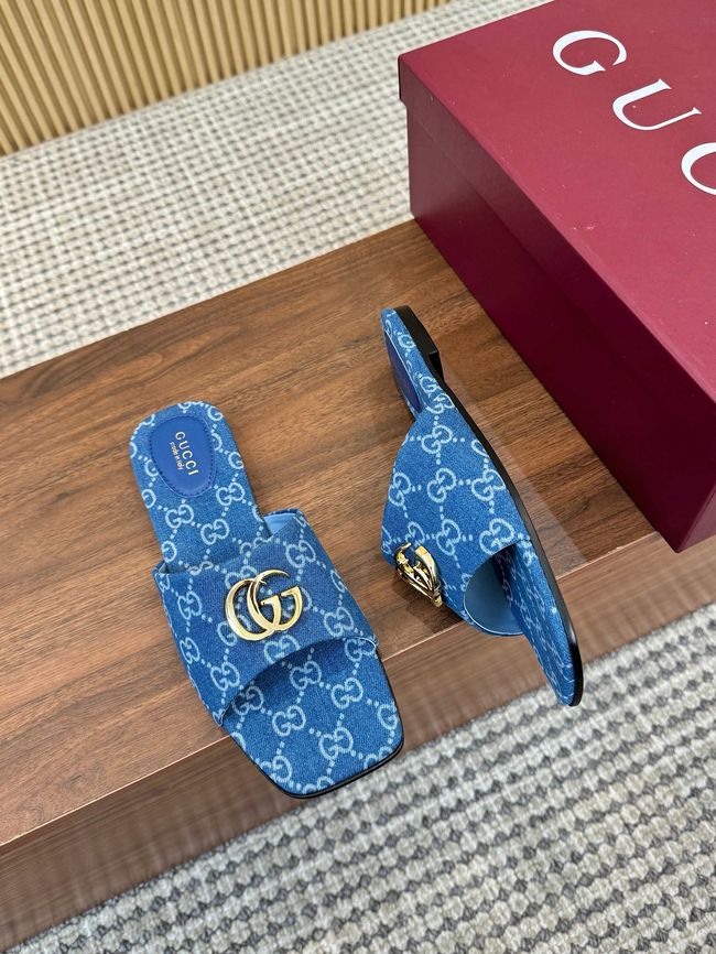 Gucci Womens slide sandal with Double G 69027-7