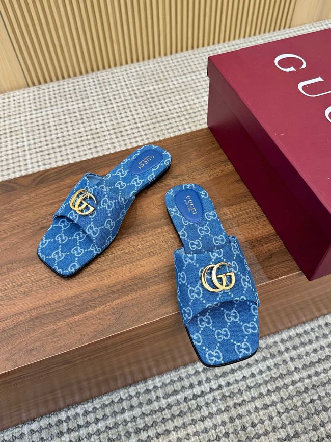 Gucci Womens slide sandal with Double G 69027-7
