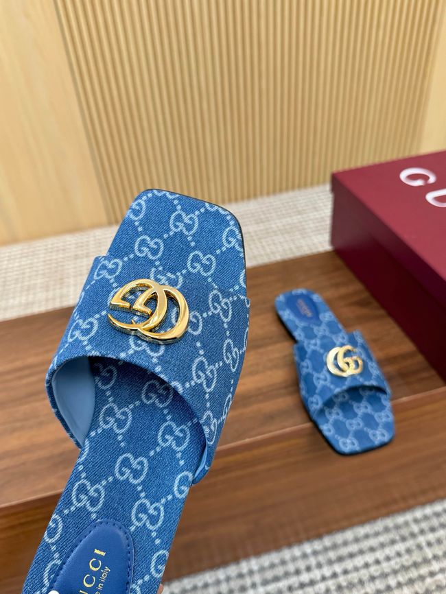 Gucci Womens slide sandal with Double G 69027-7