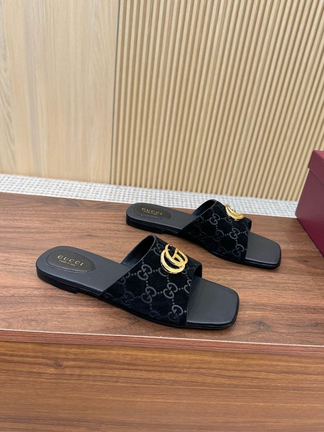 Gucci Womens slide sandal with Double G 69027-8