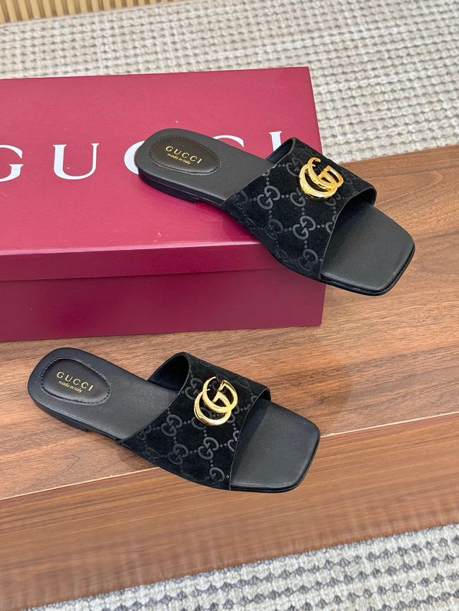 Gucci Womens slide sandal with Double G 69027-8