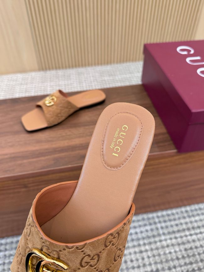 Gucci Womens slide sandal with Double G 69027-9
