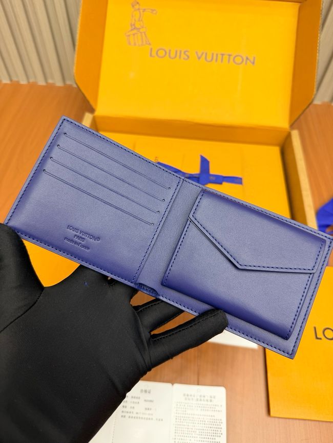 Louis Vuitton Marco Wallet M25982 Navy Louis Vuitton Marco Wallet M25982 Navy