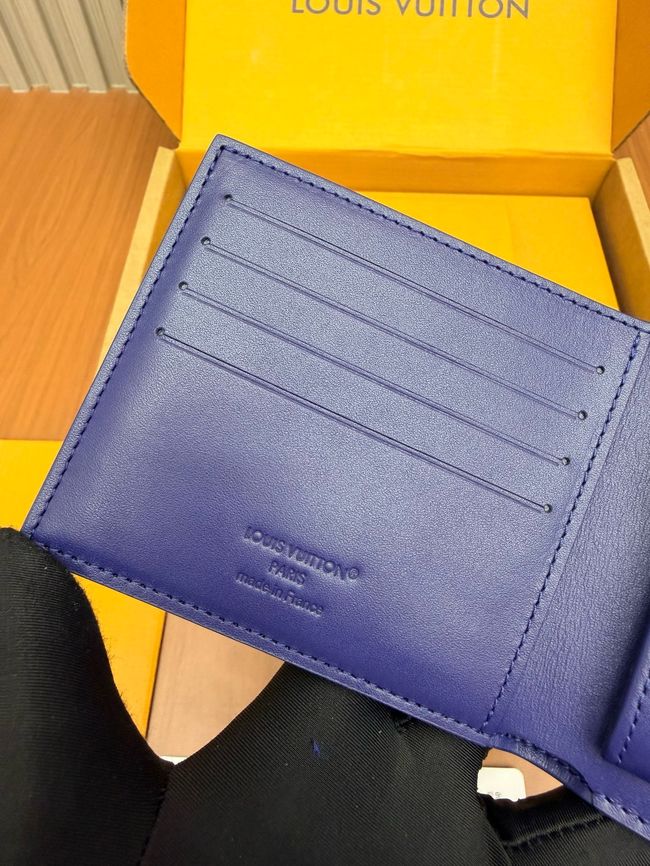 Louis Vuitton Marco Wallet M25982 Navy Louis Vuitton Marco Wallet M25982 Navy
