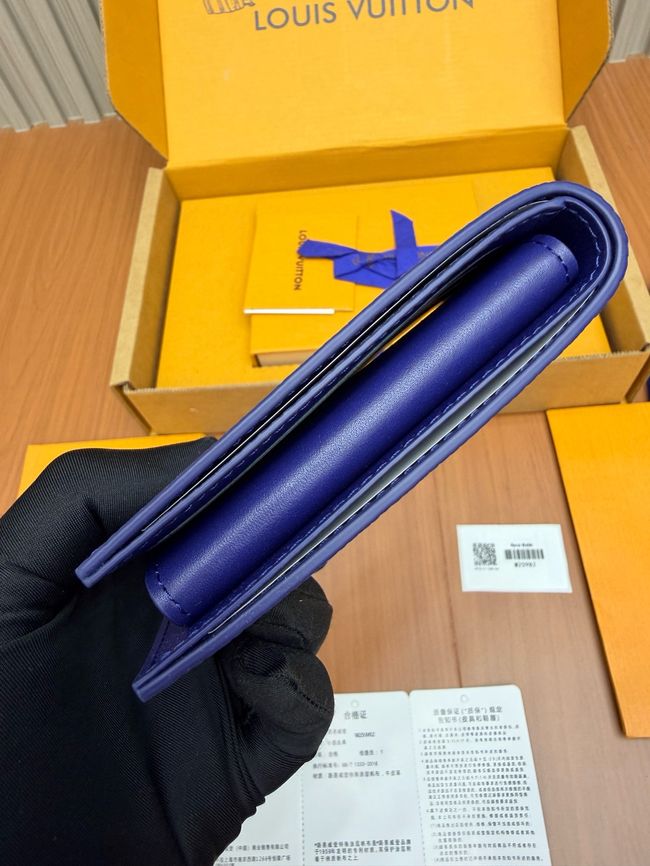 Louis Vuitton Marco Wallet M25982 Navy Louis Vuitton Marco Wallet M25982 Navy