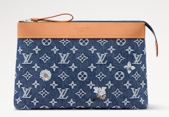 Louis Vuitton Pochette Voyage Souple M27559 blue