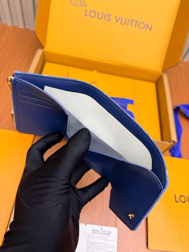 Louis Vuitton Victorine Wallet M27707 blue