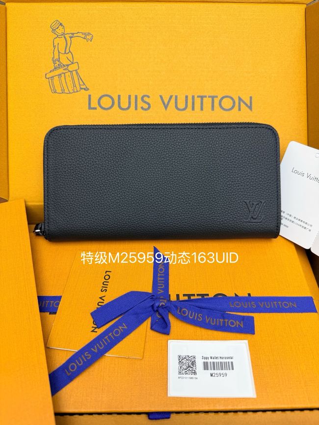 Louis Vuitton Zippy Wallet M25959 black Louis Vuitton Zippy Wallet M25959 black