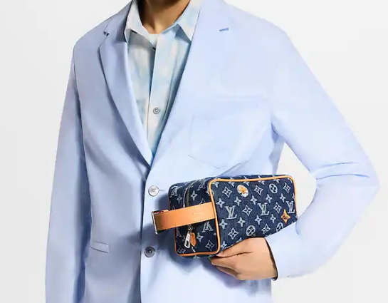 Louis Vuitton Locker Dopp Kit M28363 Blue