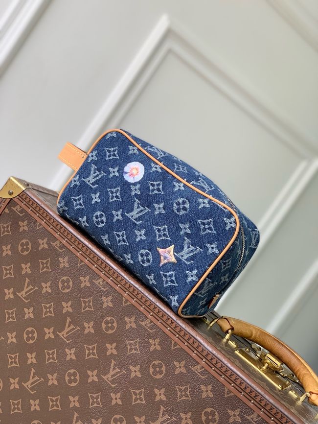 Louis Vuitton Locker Dopp Kit M28363 Blue