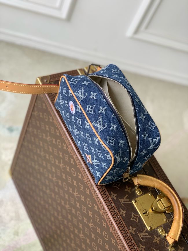 Louis Vuitton Locker Dopp Kit M28363 Blue