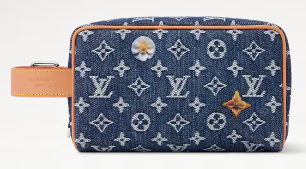 Louis Vuitton Locker Dopp Kit M28363 Blue