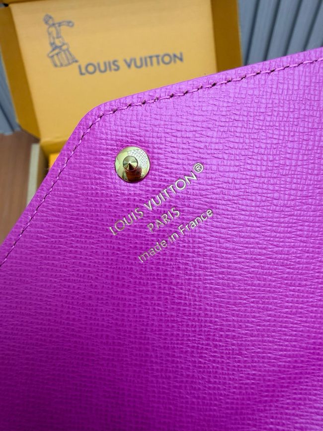 Louis Vuitton Sarah Wallet M28280 Fuchsia Denim
