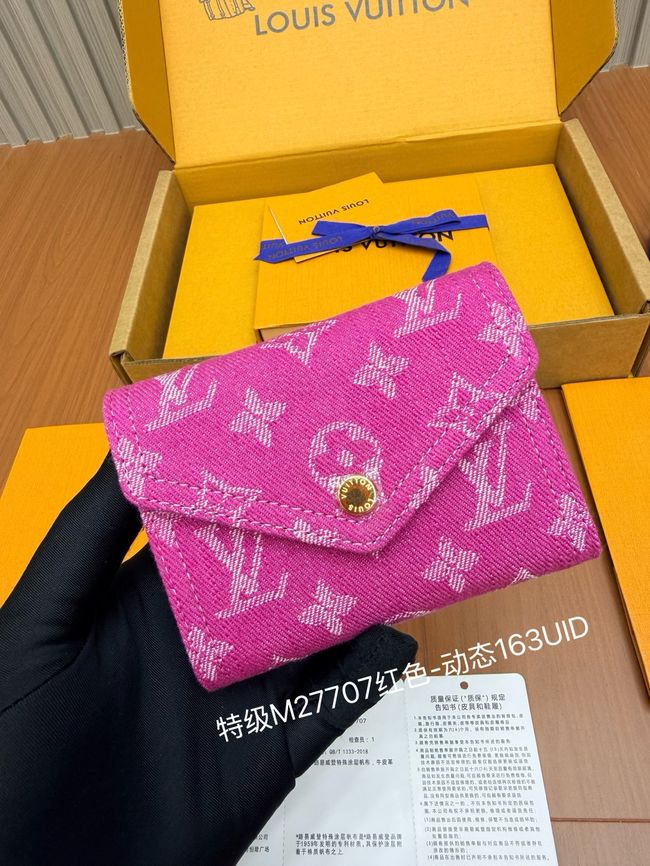 Louis Vuitton Victorine Wallet M27707 Fuchsia Denim