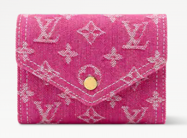 Louis Vuitton Victorine Wallet M27707 Fuchsia Denim