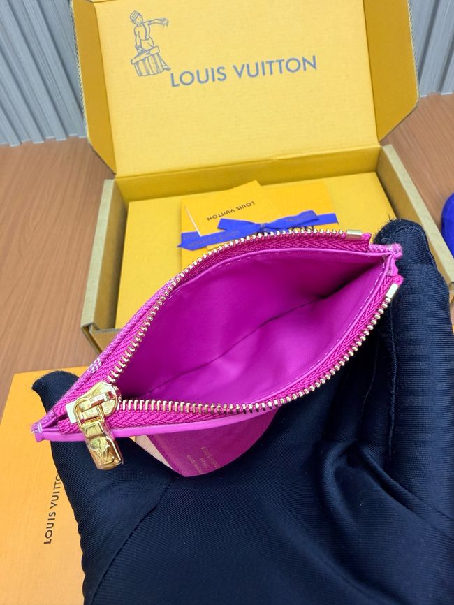 Louis Vuitton Victorine Wallet M27707 Fuchsia Denim