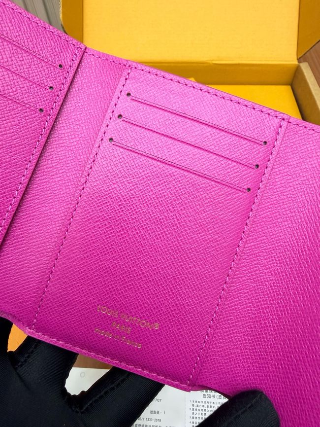 Louis Vuitton Victorine Wallet M27707 Fuchsia Denim