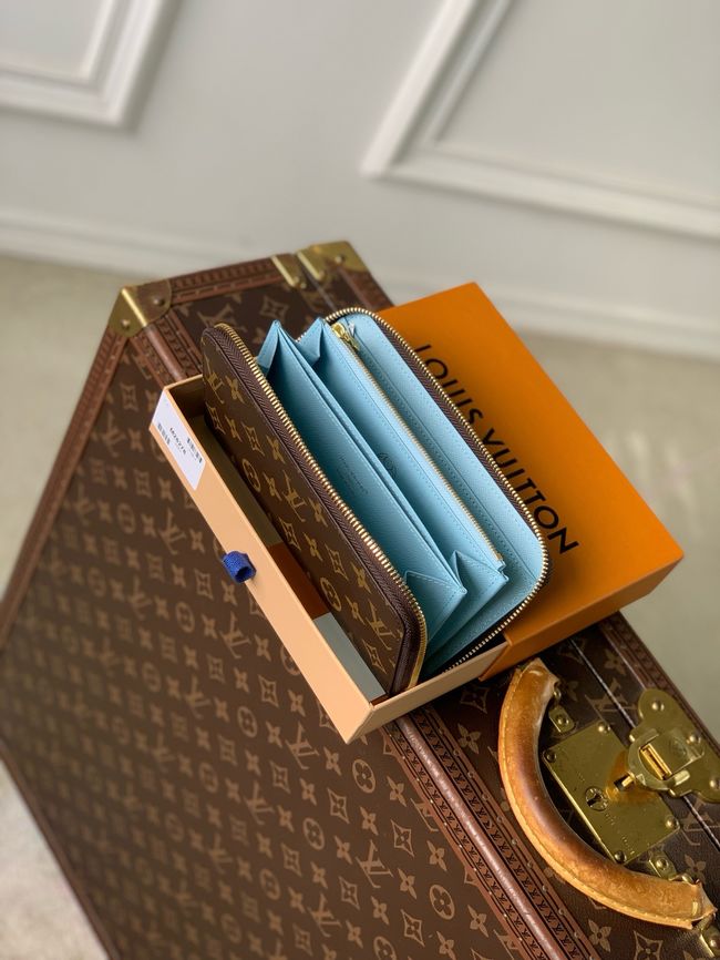 Louis Vuitton Zippy Wallet M28278 blue
