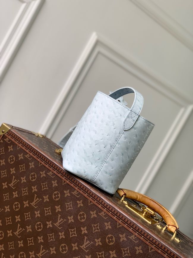Louis Vuitton All In BB Ostrich M29479 light blue