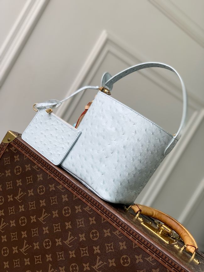 Louis Vuitton All In BB Ostrich M29479 light blue