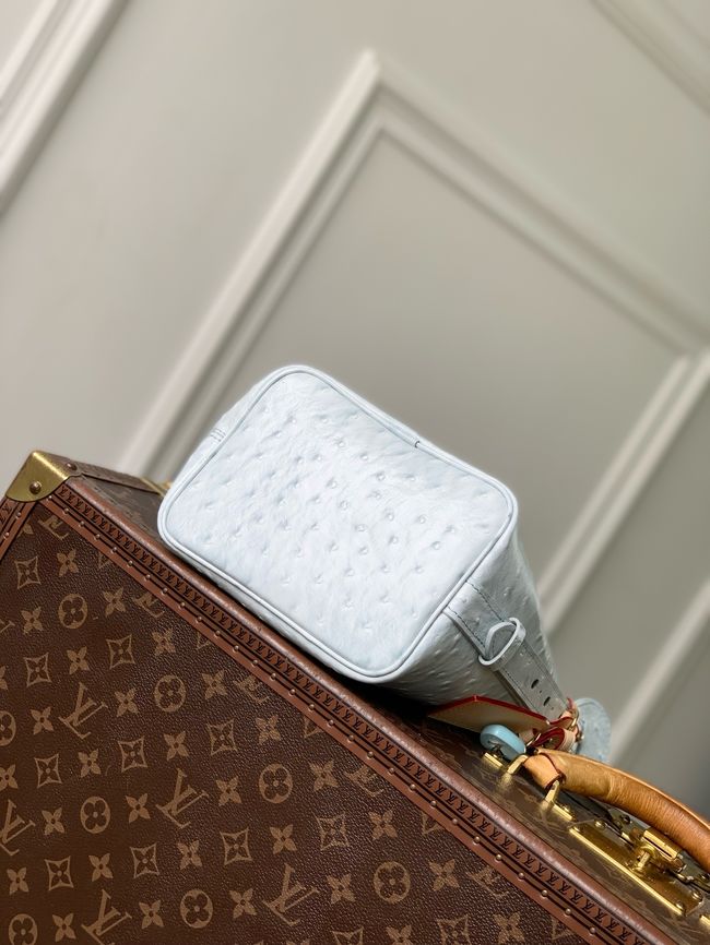 Louis Vuitton All In BB Ostrich M29479 light blue