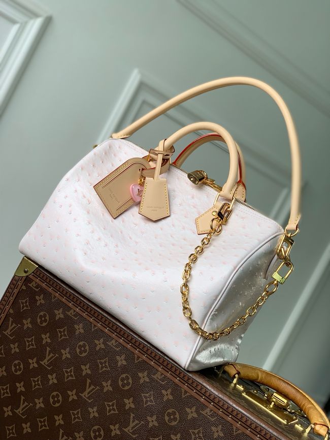 Louis Vuitton NEW Speedy Soft 30 M41112 light pink