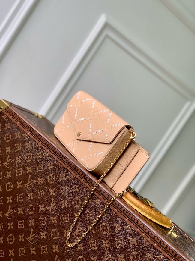 Louis Vuitton Pochette Felicie M29482 Hazelnut Couture Louis Vuitton Pochette Felicie M29482 Hazelnut Couture