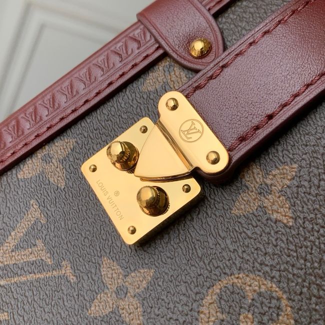 Louis Vuitton Side Trunk MM M28569 Monogram Ebene